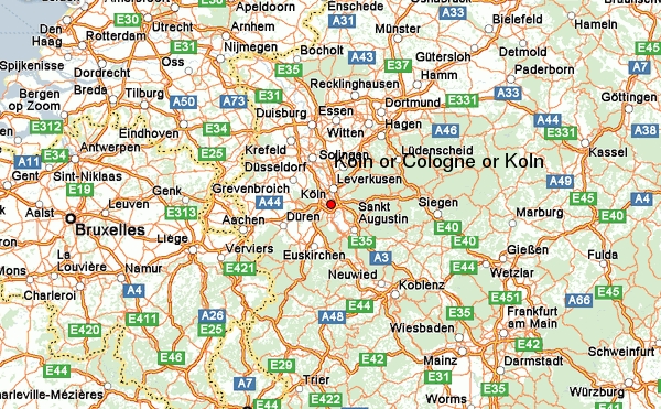 koln area map